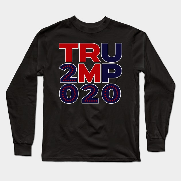 trump 2020 Long Sleeve T-Shirt by Coron na na 